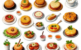生活中的绘画元素美食，你了解多少？
