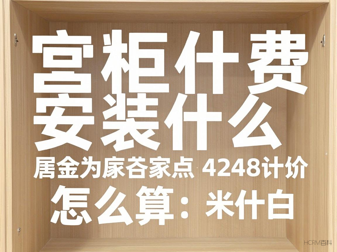 衣柜安装费怎么算？不同计价方式有何区别？-第2张图片-HCRM百科